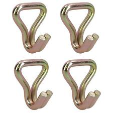 4x Ratchet Strap Anchor Hook Tie Down Ring Car Transporter Link Heavy Duty
