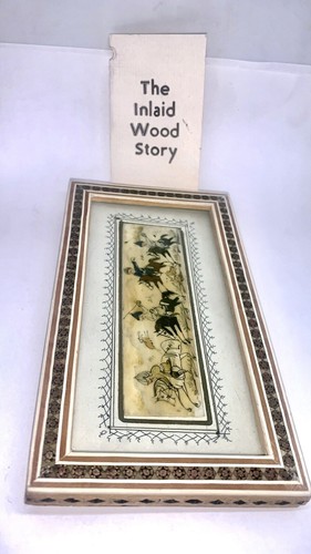Intricate hand painted fox - hand,