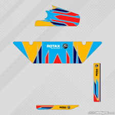 FA ALONSO 2015 EUROPEAN STYLE DD2 RADIATOR STICKER KIT - ROTAX - KARTING