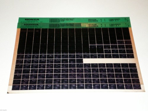 Microfiche spare parts - spare, catalog