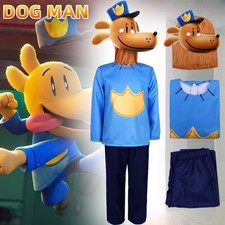 Kids Dog Man Cartoon Halloween