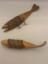 Handcrafted Wooden Fish Folk