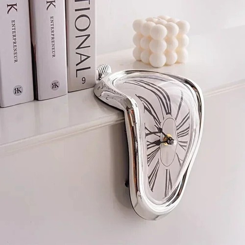 Roman numeral melting clock - roman,