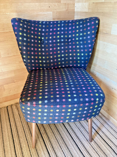 Blue accent chair - chair, with
