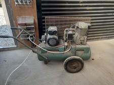 Single Phase Portable 3hp  Air Compressor With New Motor Cost £140 3 Pin Plug 