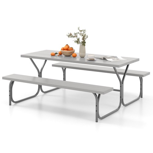 183cm rectangular picnic table - 183cm,
