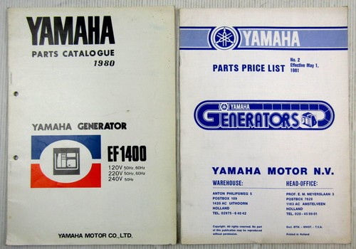 Yamaha 1400 generator parts - 1400,