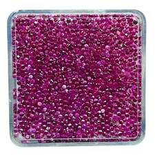 100 Pcs Natural Ruby 1.4mm