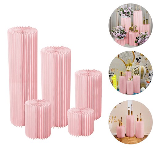 Foldable paper columns display - foldable,