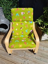 Ikea Poang Kids Chair Cover, slipcover, replacement cover, cushion, washable