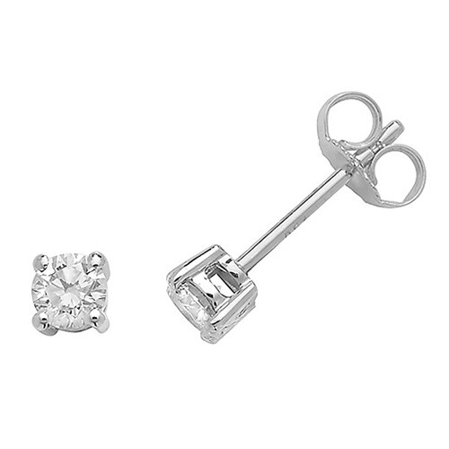 18ct white gold solitaire - 18ct,