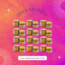 12x Tiger Balm Red 21ml 🔴 |