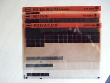 Genuine SUZUKI RG125 RG125CF.CUF CG AUJ/BUJ  motorcycle parts microfiche 1985/90