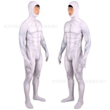 White Muscle Jumpsuit Stage