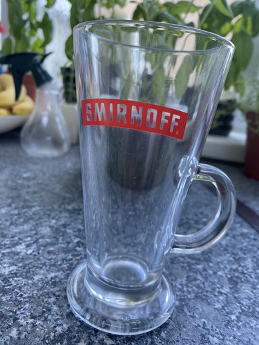 Smirnoff tall glass mug - tall, glass/mug