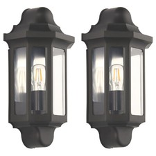 2x LAP Outdoor Half Lantern