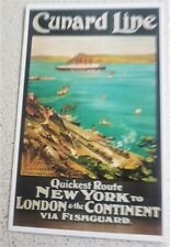 The Cunard Collection  14 of 23 "An Unidentified Cunarder in Fishguard" 1990