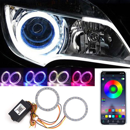 2pcs car rgb halo ring - 2pcs,