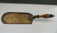 BRASS  CRUMB SCOOP - TURNED