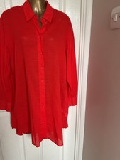 BNWT NEW M&S RED PURE COTTON
