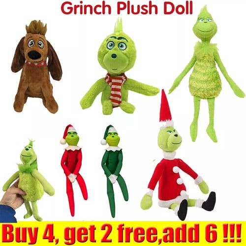 Christmas grinch plush doll - grinch,