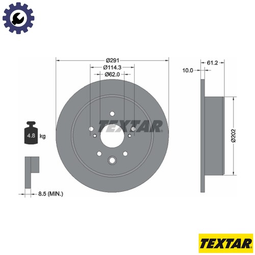 Brake disc 92179803 for - brake,