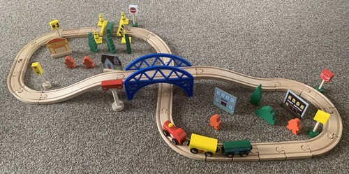 X50 pieces wooden railway - x50,