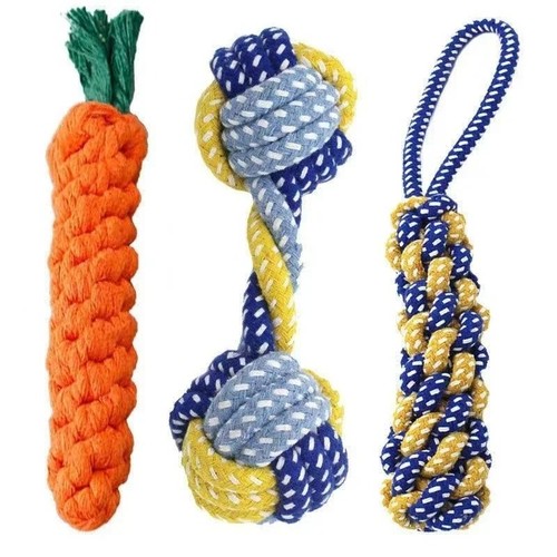 Pet dog rope braided plaited - pet,