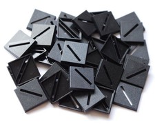Black Plastic Slotta, Slotted