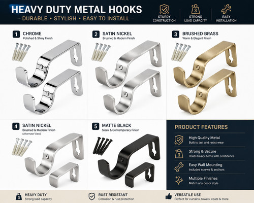 Metal curtain rod - metal,
