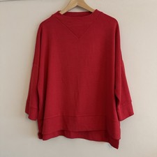 Red Herring Size 14 Red 1/2 Sleeve Every Day Round Neck Top