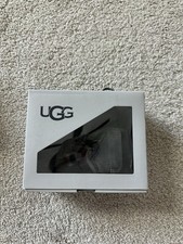 NIB Ugg Baby Neumel Boots Charcoal Grey Fur Fleece Boys Sz 2/3