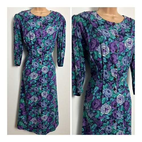Vintage 1980s navy - navy, green