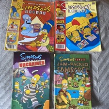 Mixed lot 4 x The SIMPSONS comics books ***PLEASE READ***