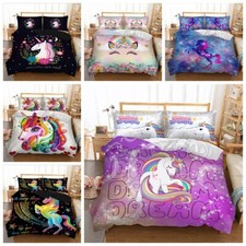 Unicorn Duvet Quilt Cover Set