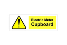 Electric meter cupboard vinyl