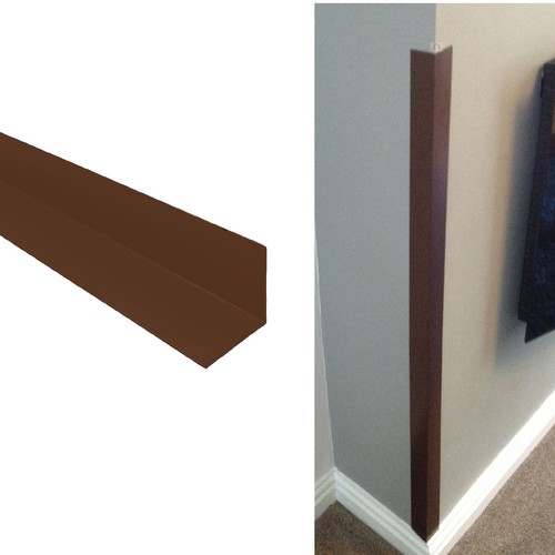 Brown corner wall protector - brown,