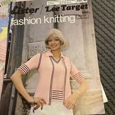 Vintage Lister Lee knitting