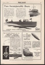 1928 ALBANY MOTORBOAT NAUTICAL