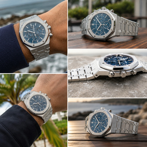 High quality silver watch - high,