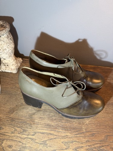 Camper wedge platform - camper, leather