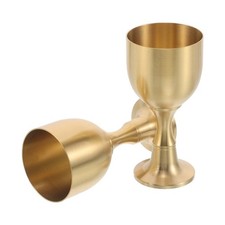 2 Pcs Antique Brass Gold