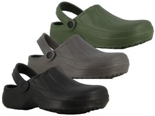 Adults Garden Clogs EVA Lightweight Slip On Mules Hospital Chef Comfort Sandals