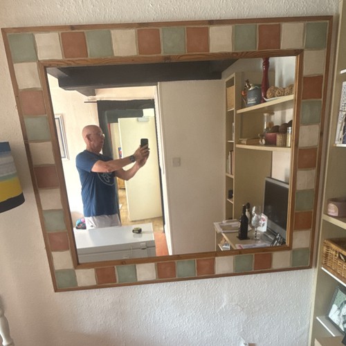 Rectangular wall mirror - wall,