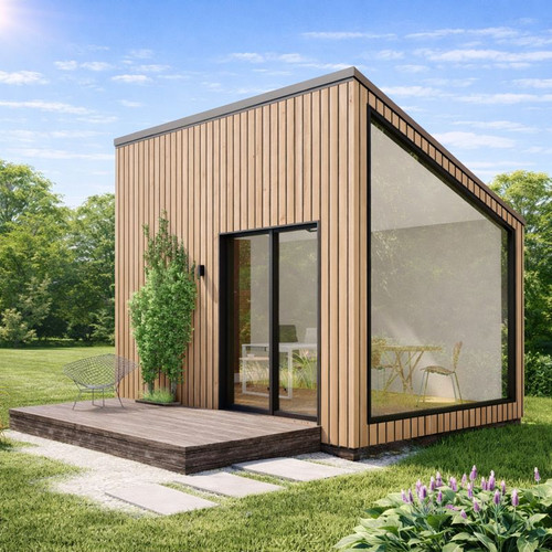 Backyard office studio shed - studio,