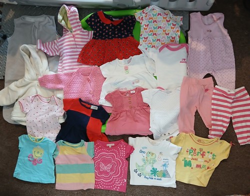 Cute baby girl clothes bundle