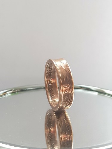 Antique bronze half penny - half,