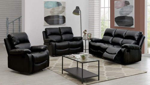 Sofa suite bonded leather - sofa,