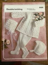 Baby Knitting Patterns Cardigan Trousers & Hat 18-20” Phildar  444