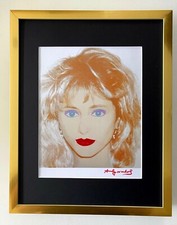 ANDY WARHOL + RARE 1984 SIGNED MARIE CHANTAL  PRINT  11X14 + LIST $449=